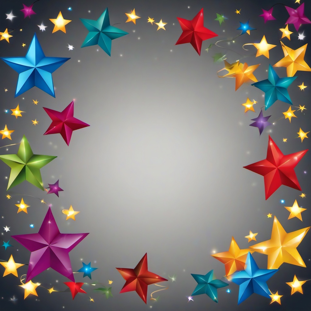 Christmas Lights clipart - Christmas lights shaped like stars  