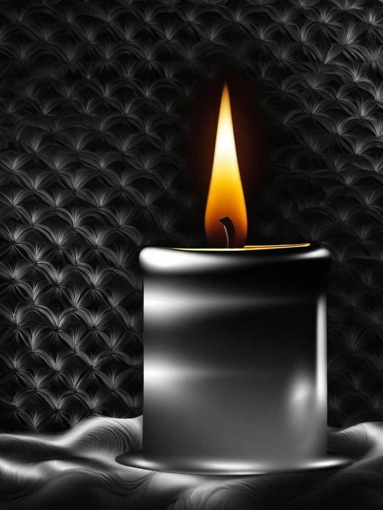 Black Wallpaper Candle  ,mobile iphone background wallpaper