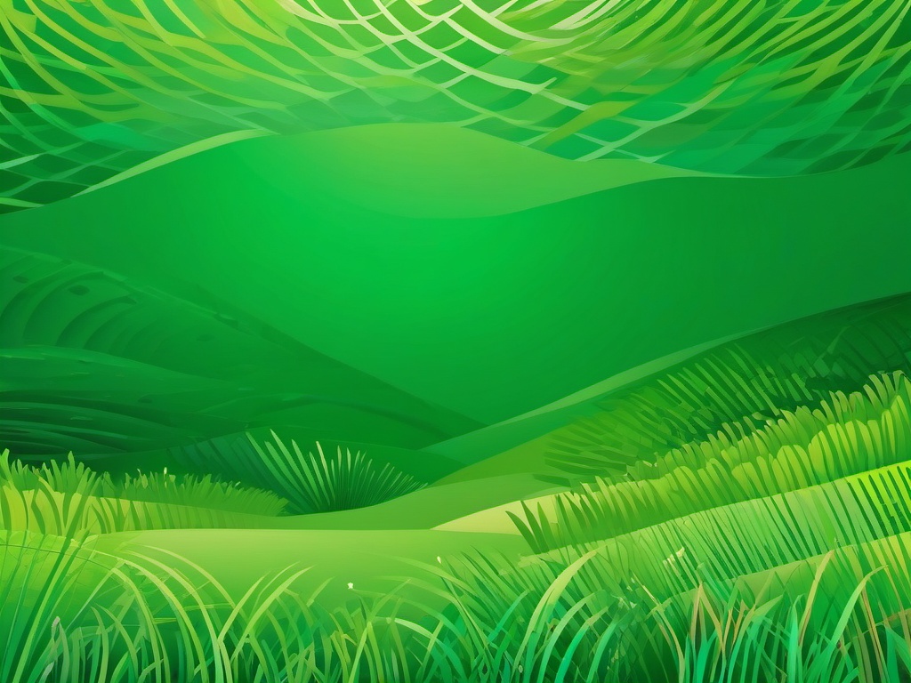 Green Background - Serene Green Fields and Meadows wallpaper splash art, vibrant colors, intricate patterns