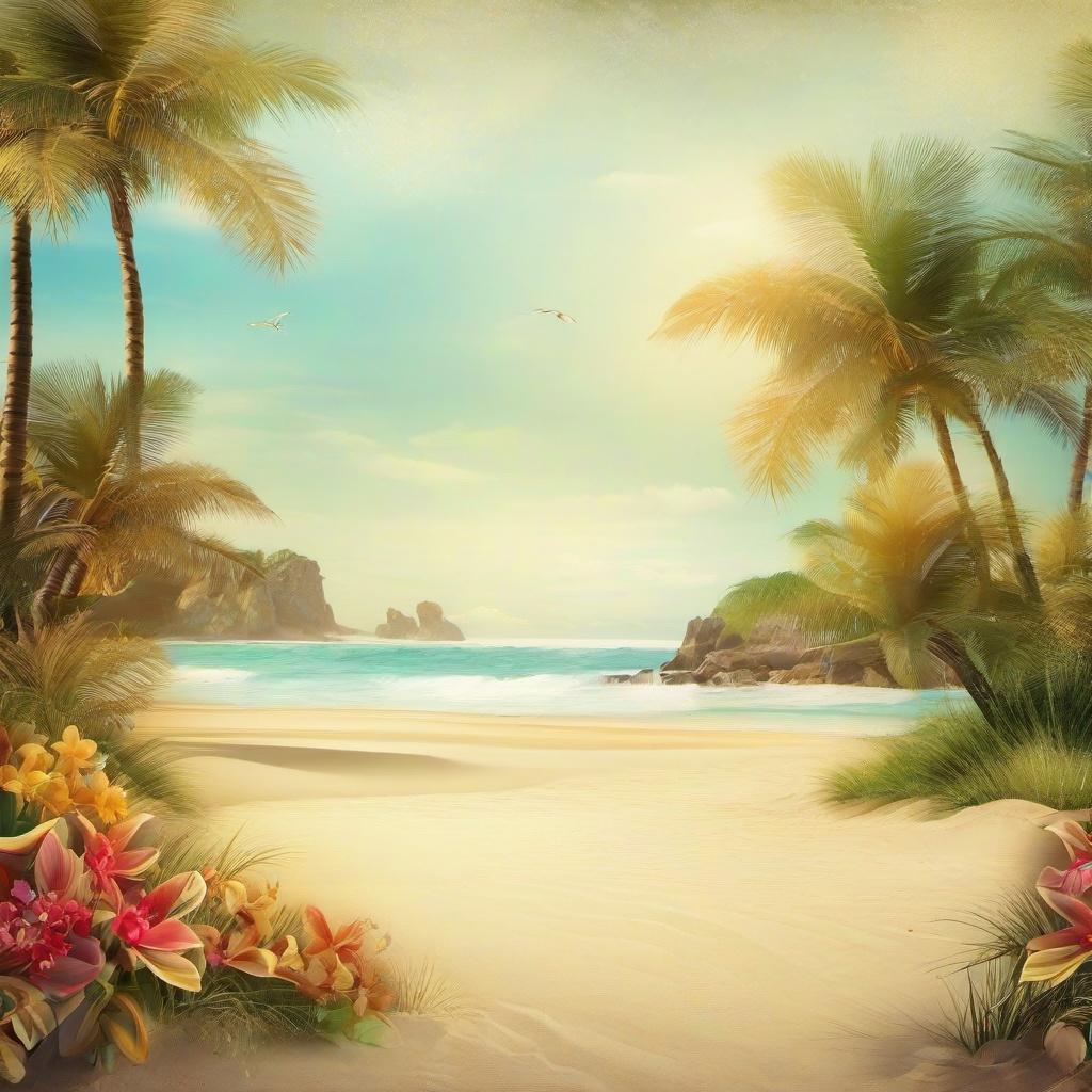 Beach background - beach art background  