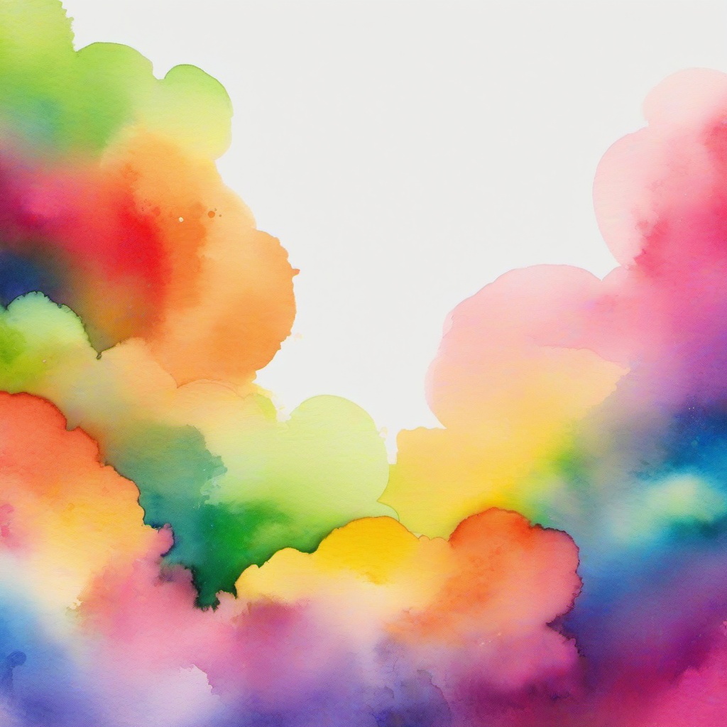 Rainbow Background Wallpaper - rainbow background watercolor  