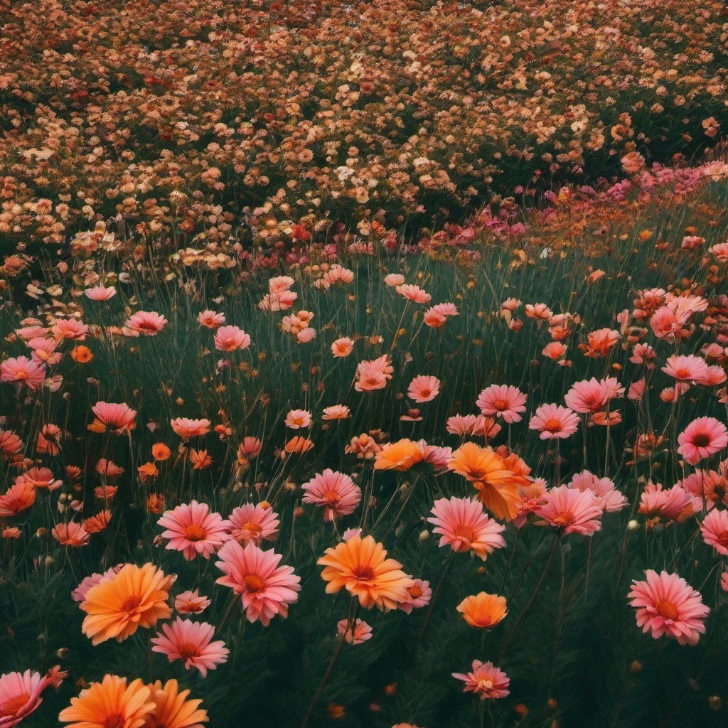 Flower Background Wallpaper - aesthetic flower field background  