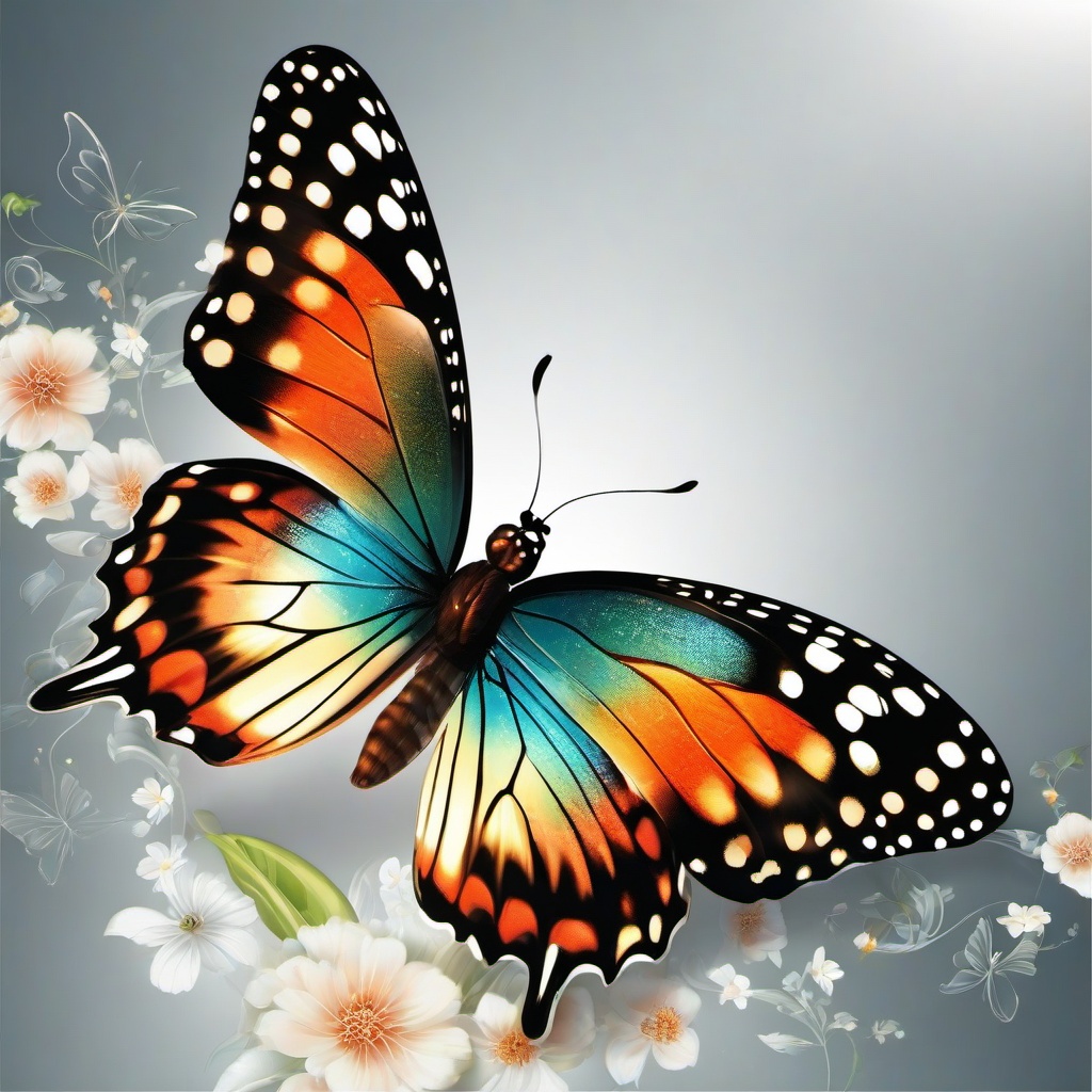Butterfly Background Wallpaper - flying butterfly transparent background  