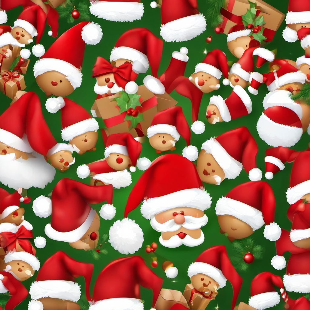 Christmas Background Wallpaper - santa hat clipart transparent background  