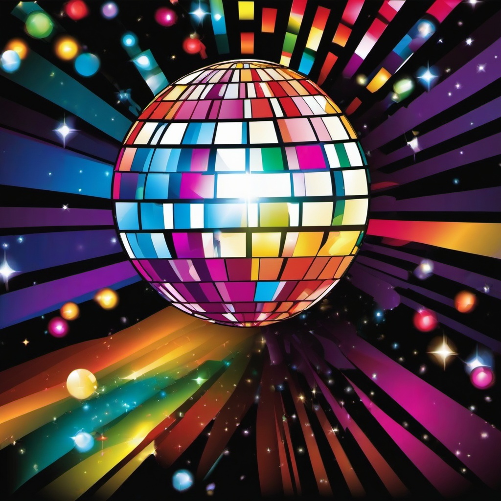 Disco Ball clipart - animated disco ball  vector clipart