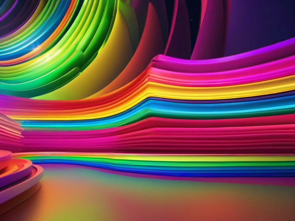 Animated Rainbow Background  