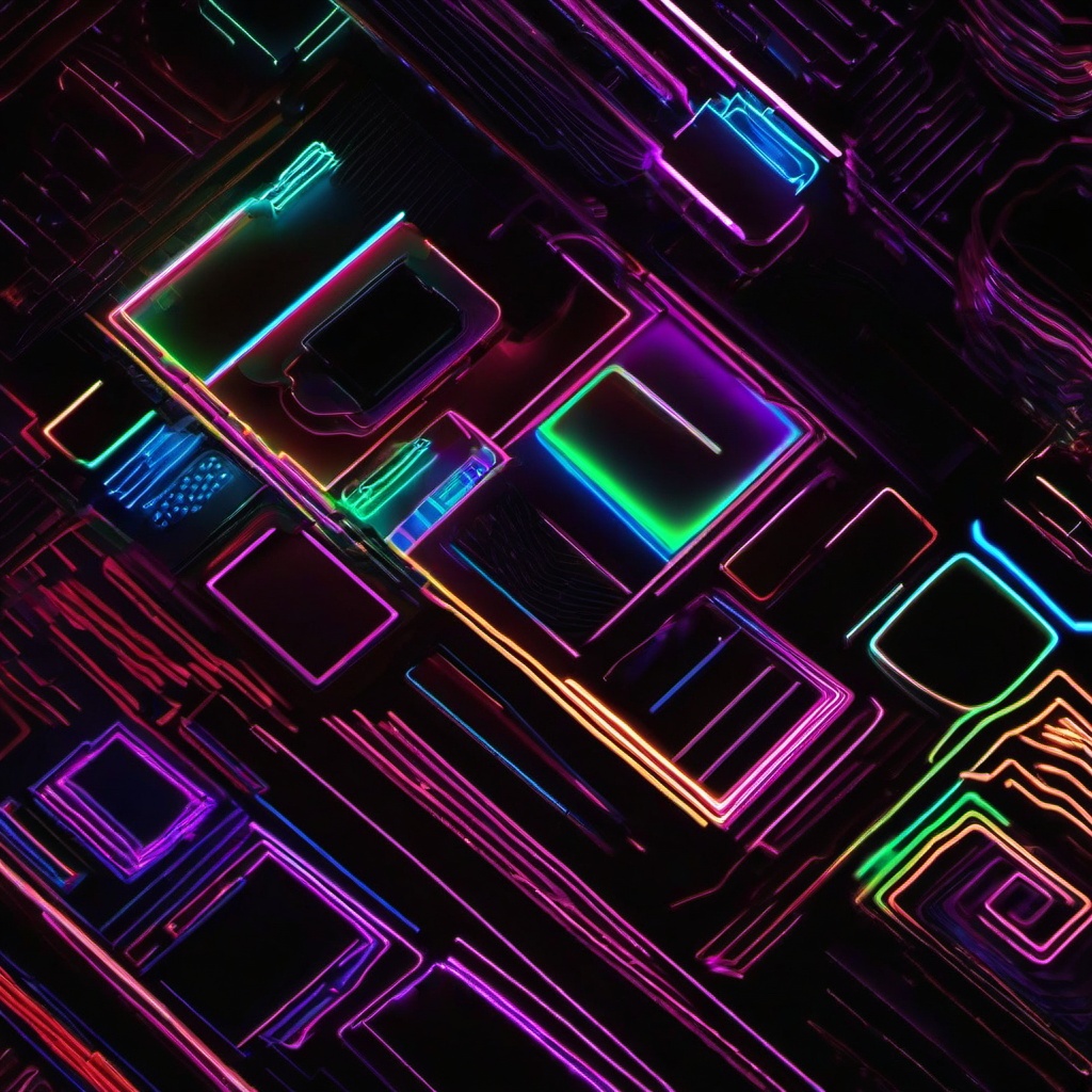 Neon Background Wallpaper - neon aesthetic wallpapers  