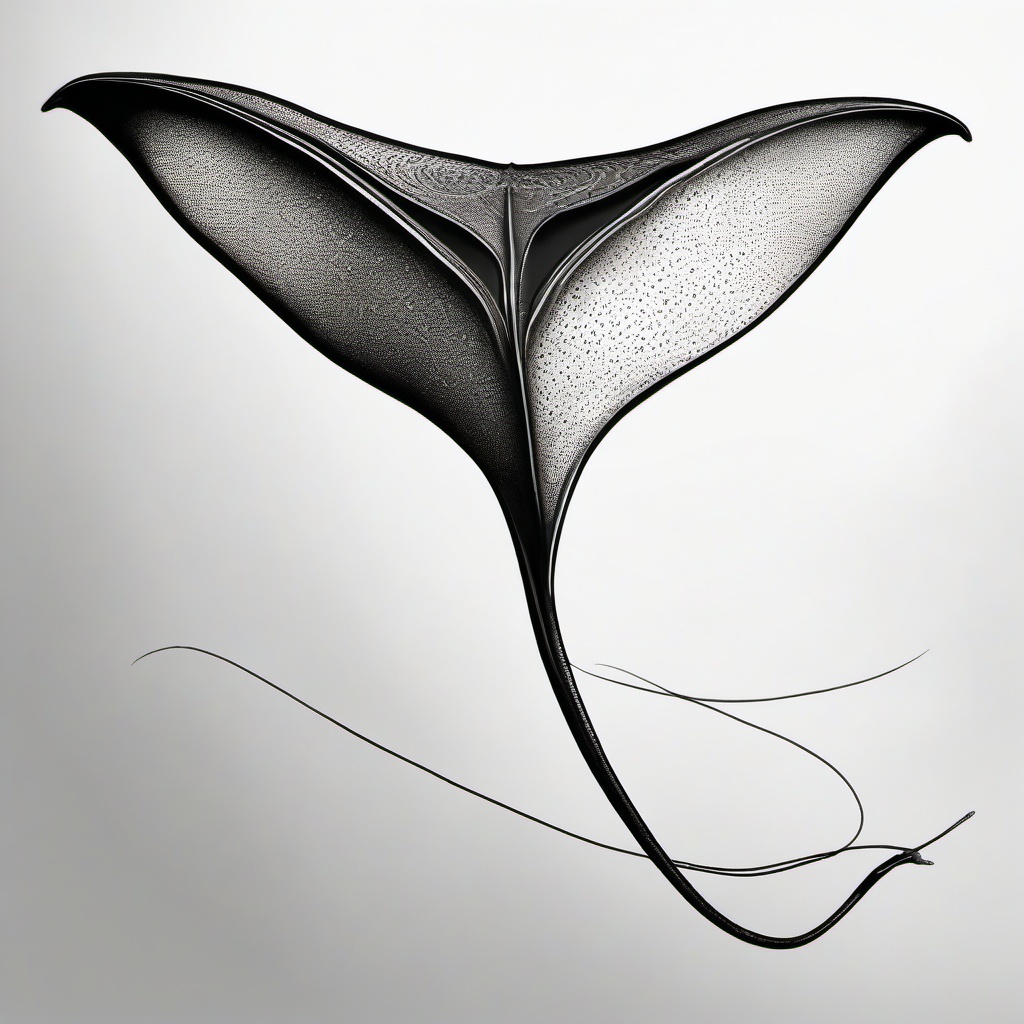 drawing of a stingray  minimal rough scribbles,doodles,black and white