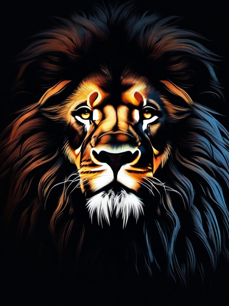 Dark Wallpaper Lion  ,mobile iphone background wallpaper