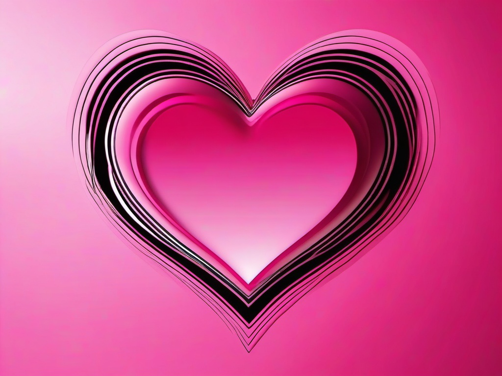 Heart Pink Background-Pale pink with a large central heart in a lighter shade  background wallpaper