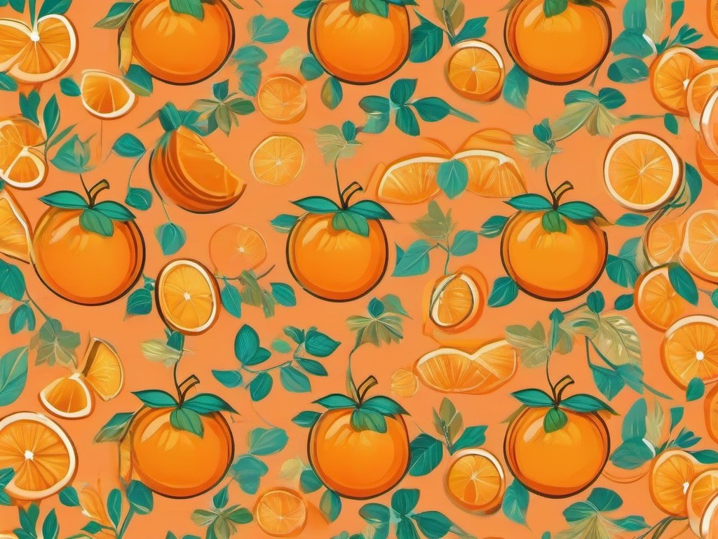 Cute Orange Background - Playful and cheerful orange background.  background wallpaper