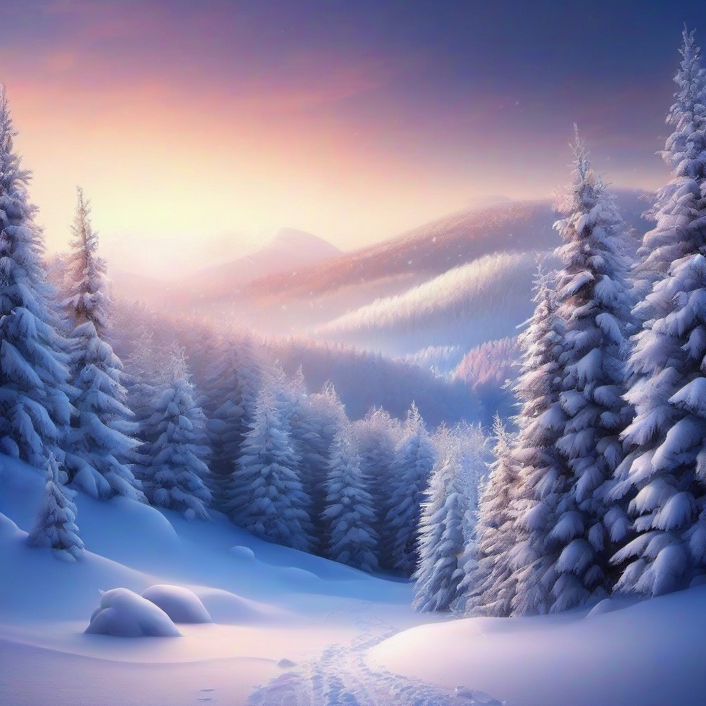 Winter background wallpaper - cute snowy background  