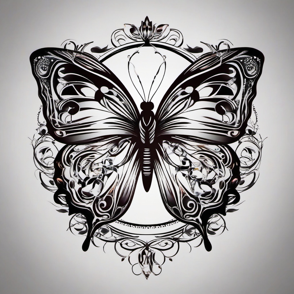 small simple butterfly tattoo designs  