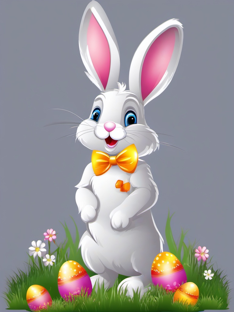 Easter Bunny clipart - Easter Bunny wearing a bow tie  