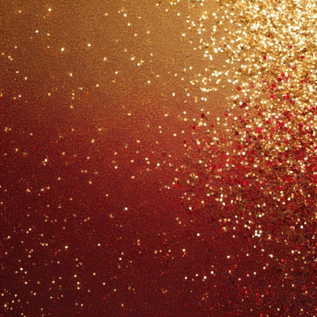 Glitter background - gold and red glitter background  