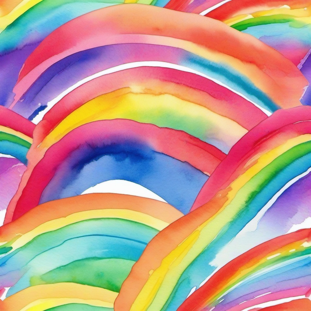 Rainbow Background Wallpaper - rainbow watercolour background  