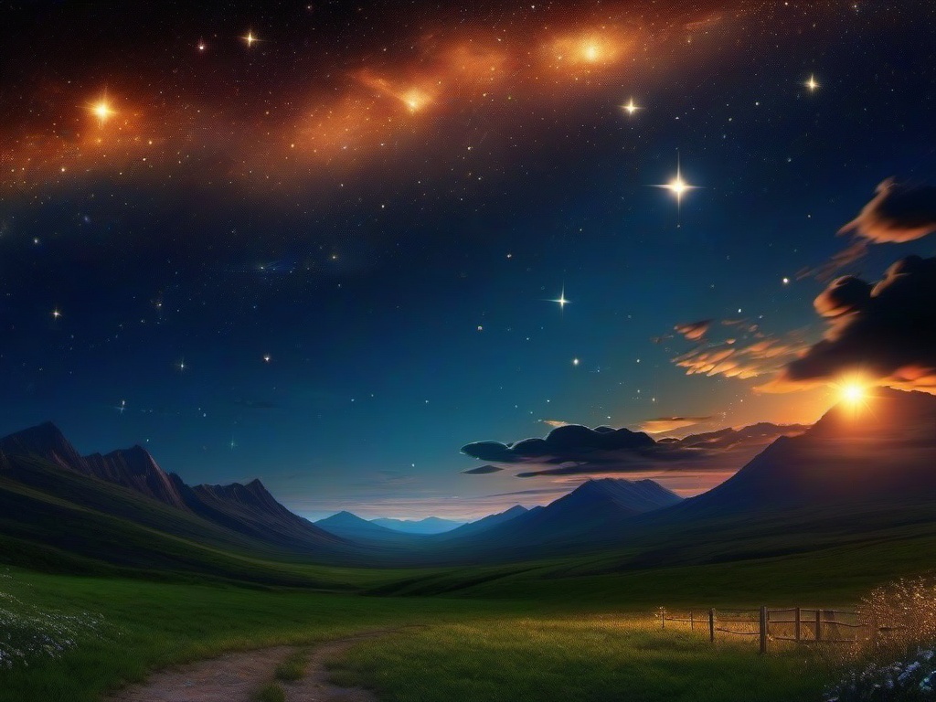 Animated Night Sky Wallpaper  ,desktop background wallpaper