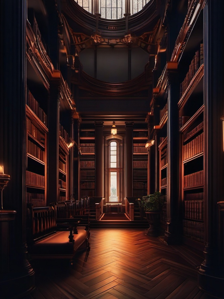 Dark Academia Library Wallpaper  ,mobile iphone background wallpaper