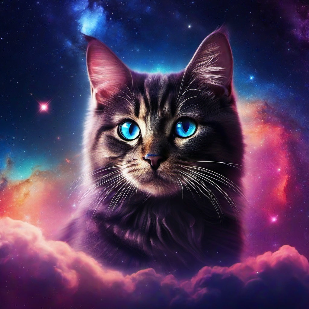 Cat Background Wallpaper - background galaxy cat  