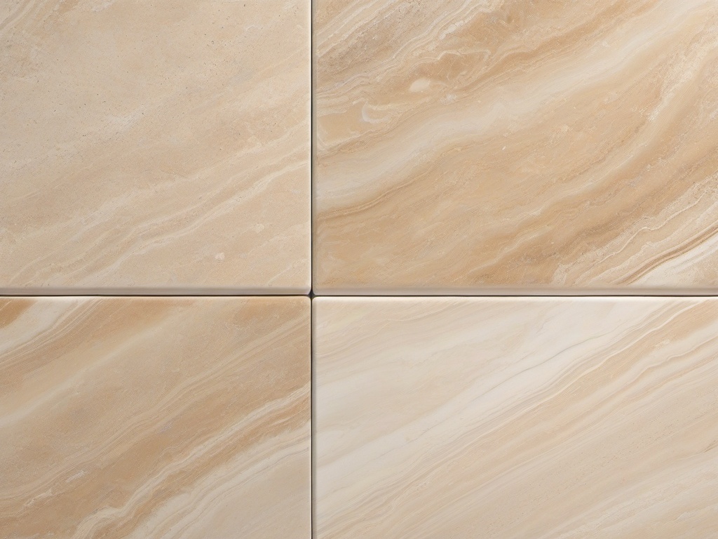 Travertine in shades of beige with a tumbled and antiqued finish top view, product photoshoot realistic background, hyper detail, high resolution