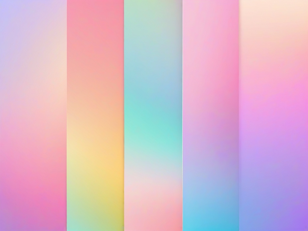 Pastel Rainbow Gradient Background  