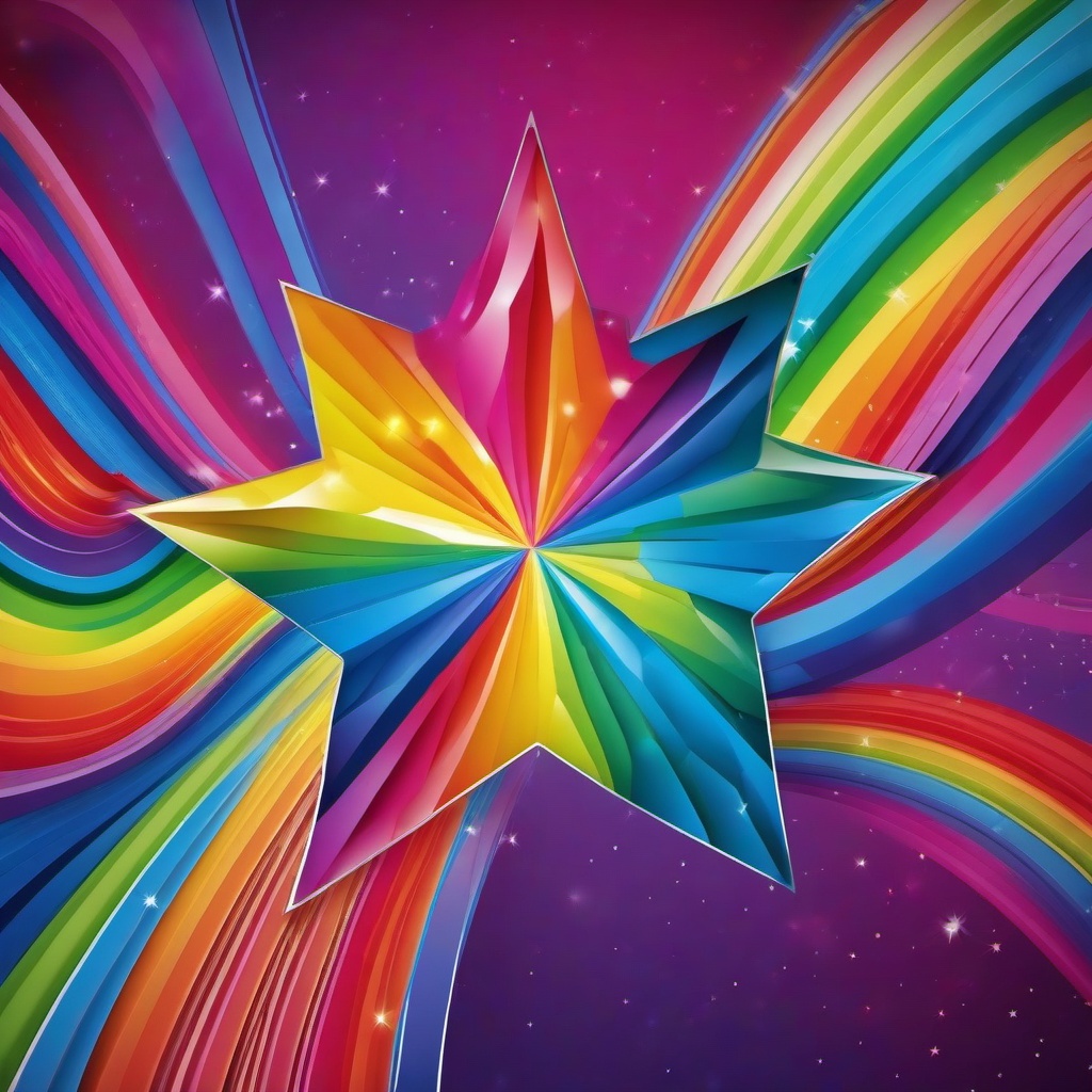 Rainbow Background Wallpaper - star rainbow background  