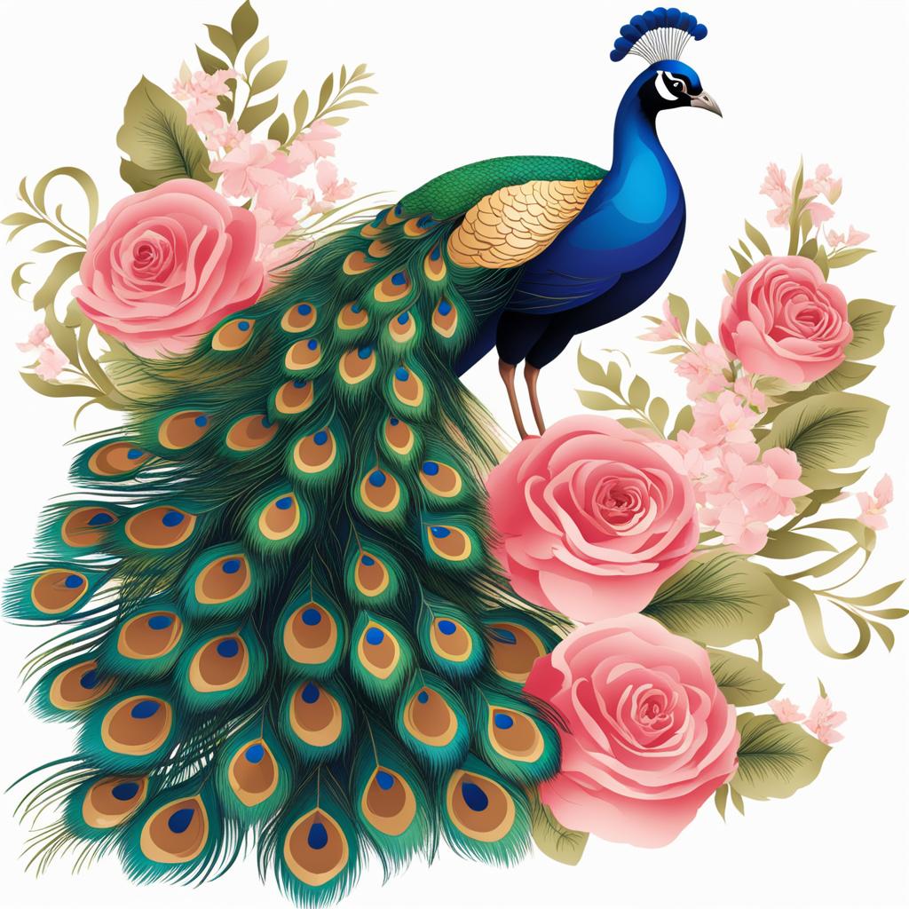 peacock clipart 