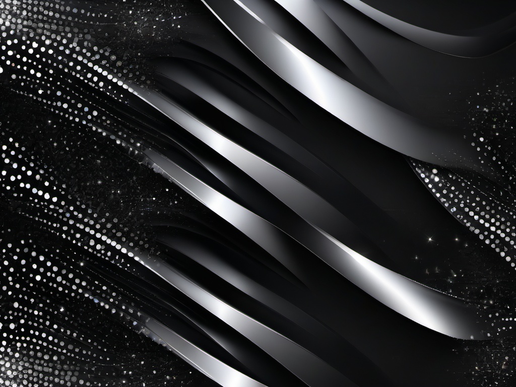 Black And Silver Sparkle Background  