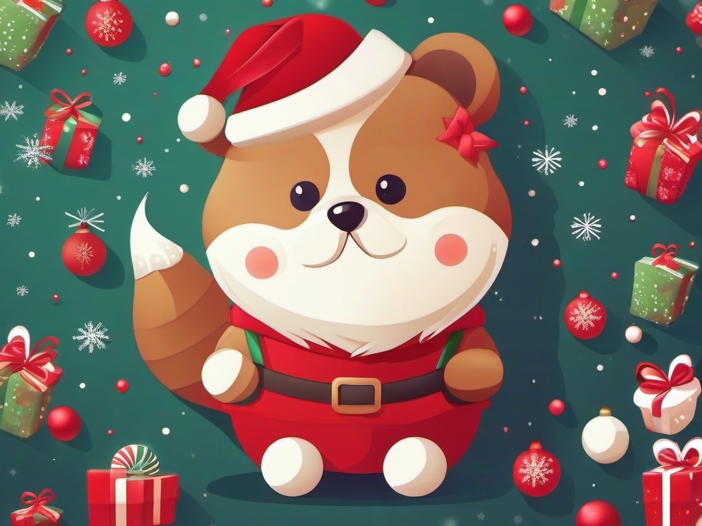 Wallpaper Christmas Cute  