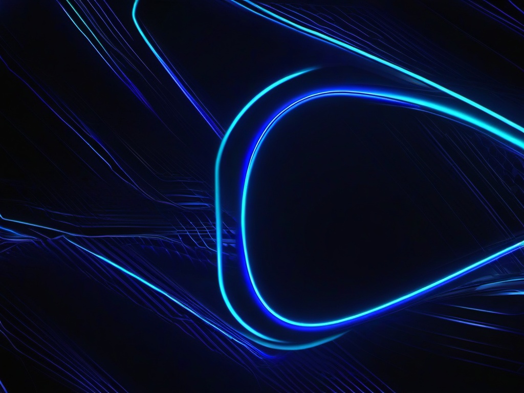 Neon Dark Blue Wallpaper  ,desktop background wallpaper