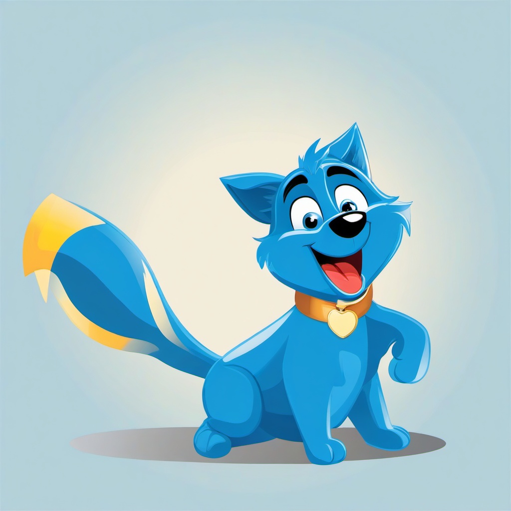 Bluey clipart - Bluey in a fun pose  vector clipart