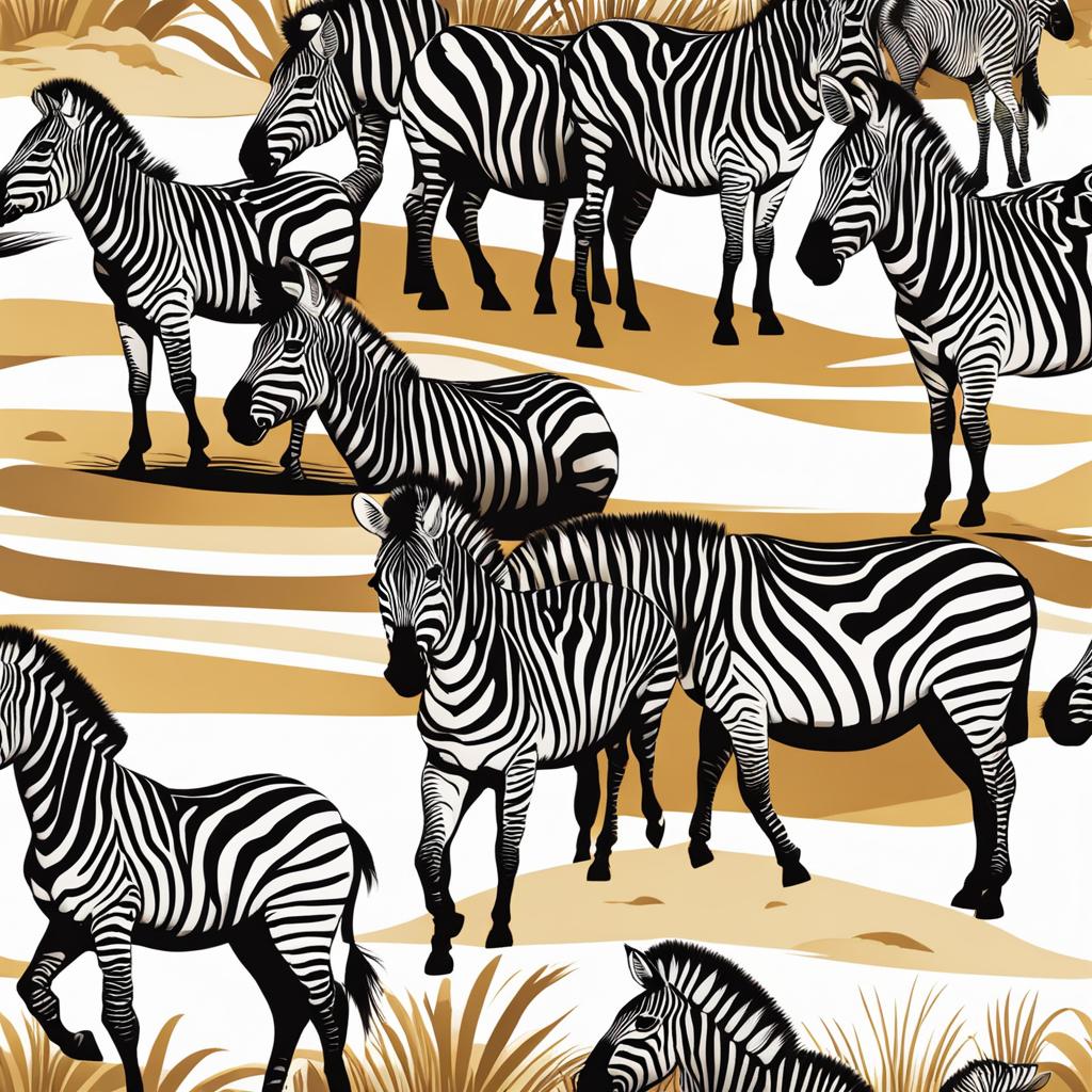 zebra clipart: roaming the vast african savannah. 