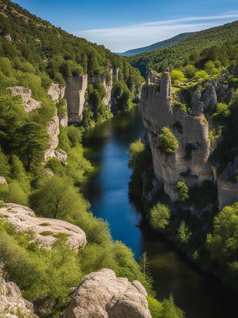 untouched causse méjean - capture the untouched beauty of causse méjean in the cévennes, with its limestone plateaus and hidden caves. 