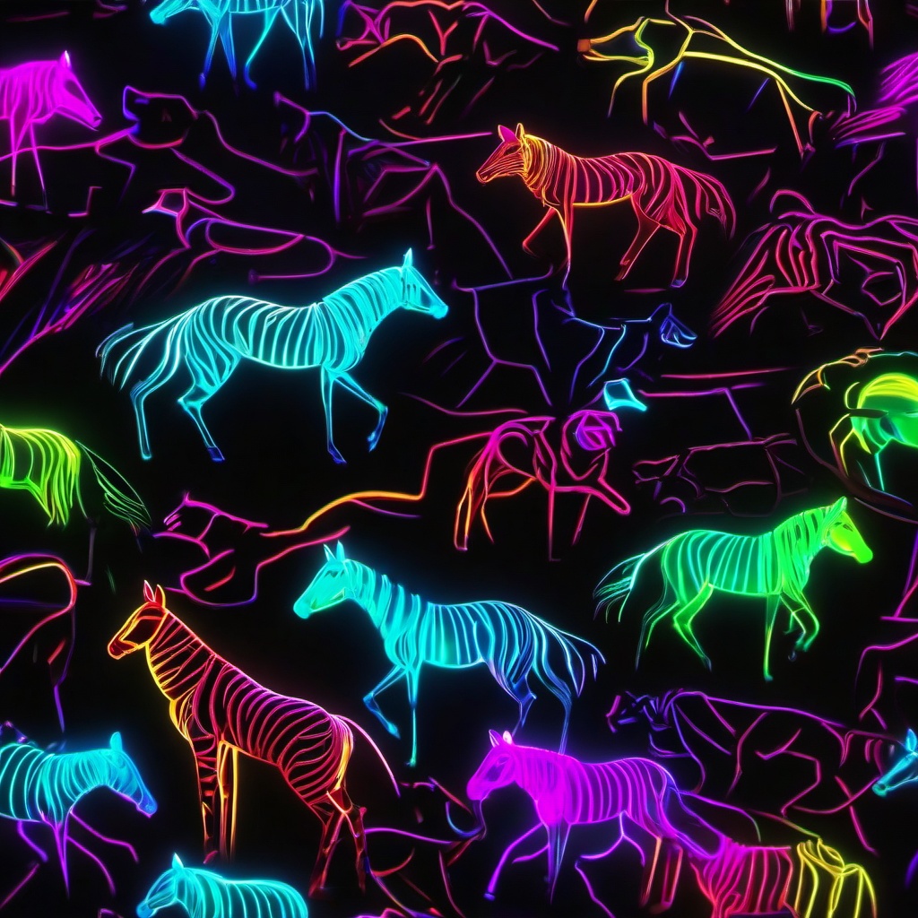 Neon Background Wallpaper - neon animal wallpaper 4k  