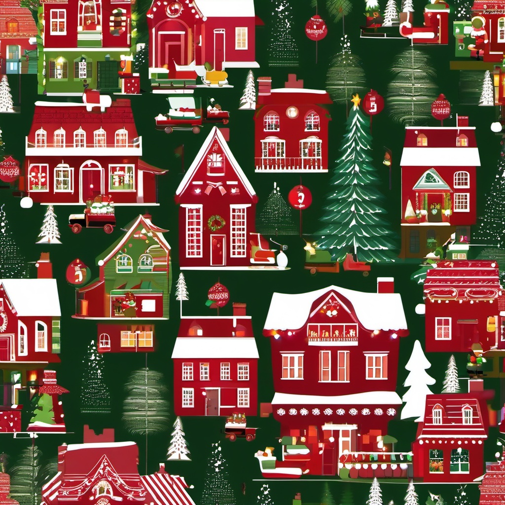 Christmas Background Wallpaper - christmas village wallpaper  