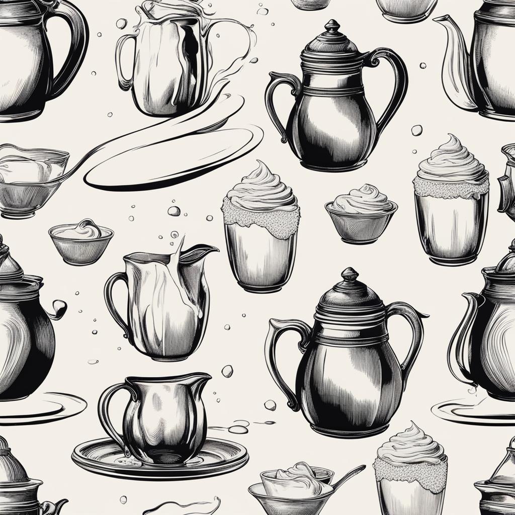 milk clipart - a magical milk jug that never runs dry, pouring creamy goodness endlessly 