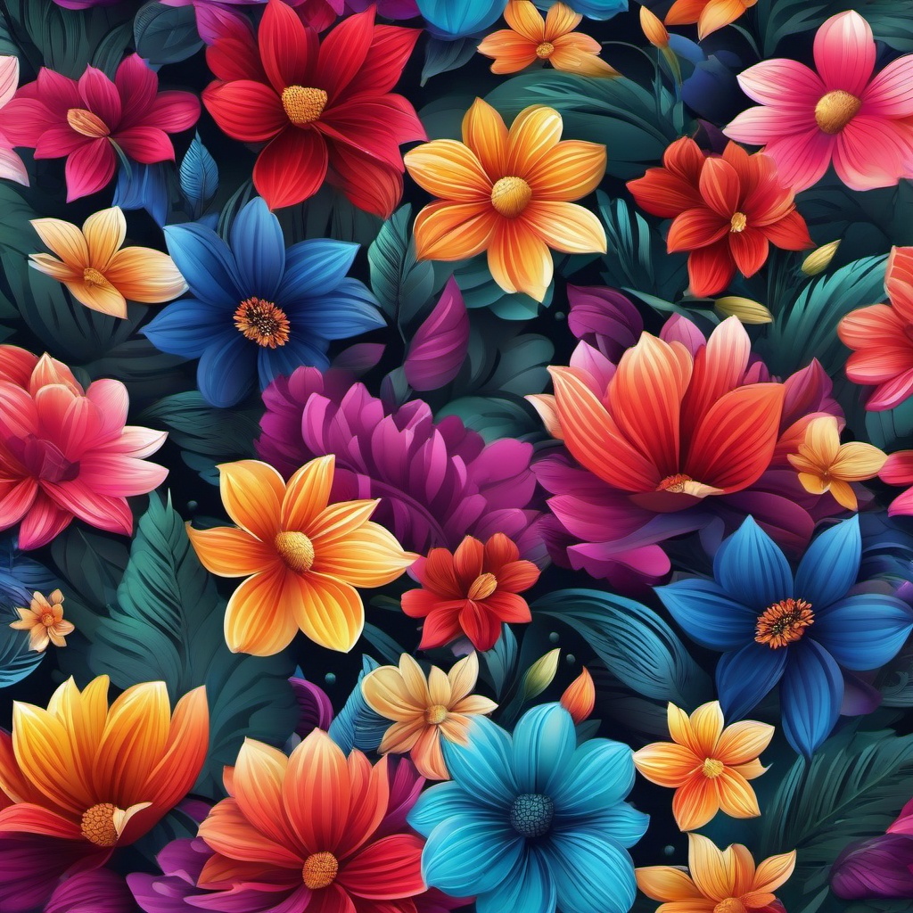 Flower Background Wallpaper - colorful flowers wallpaper  