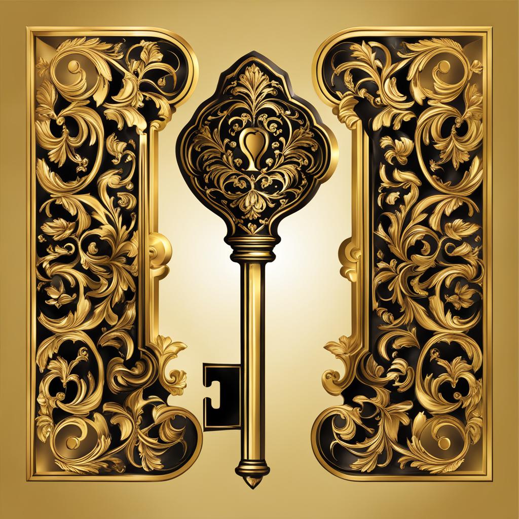 golden key clipart: unlocking new possibilities. 