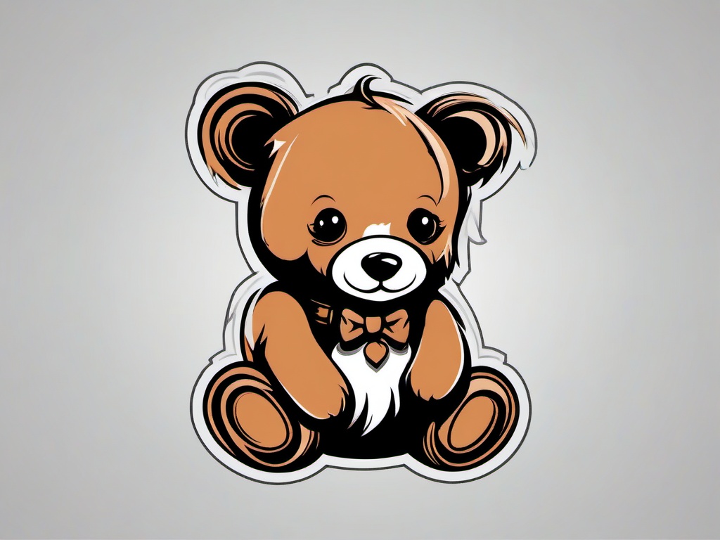 teddy tattoos  simple vector color tattoo