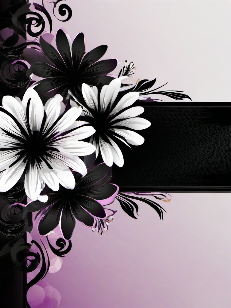 Flower Background Wallpaper - background black flower  