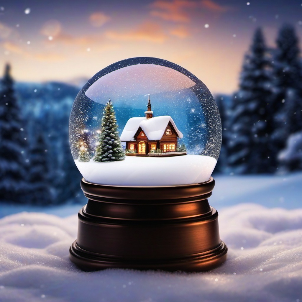 Snow Background Wallpaper - snow globe zoom background  