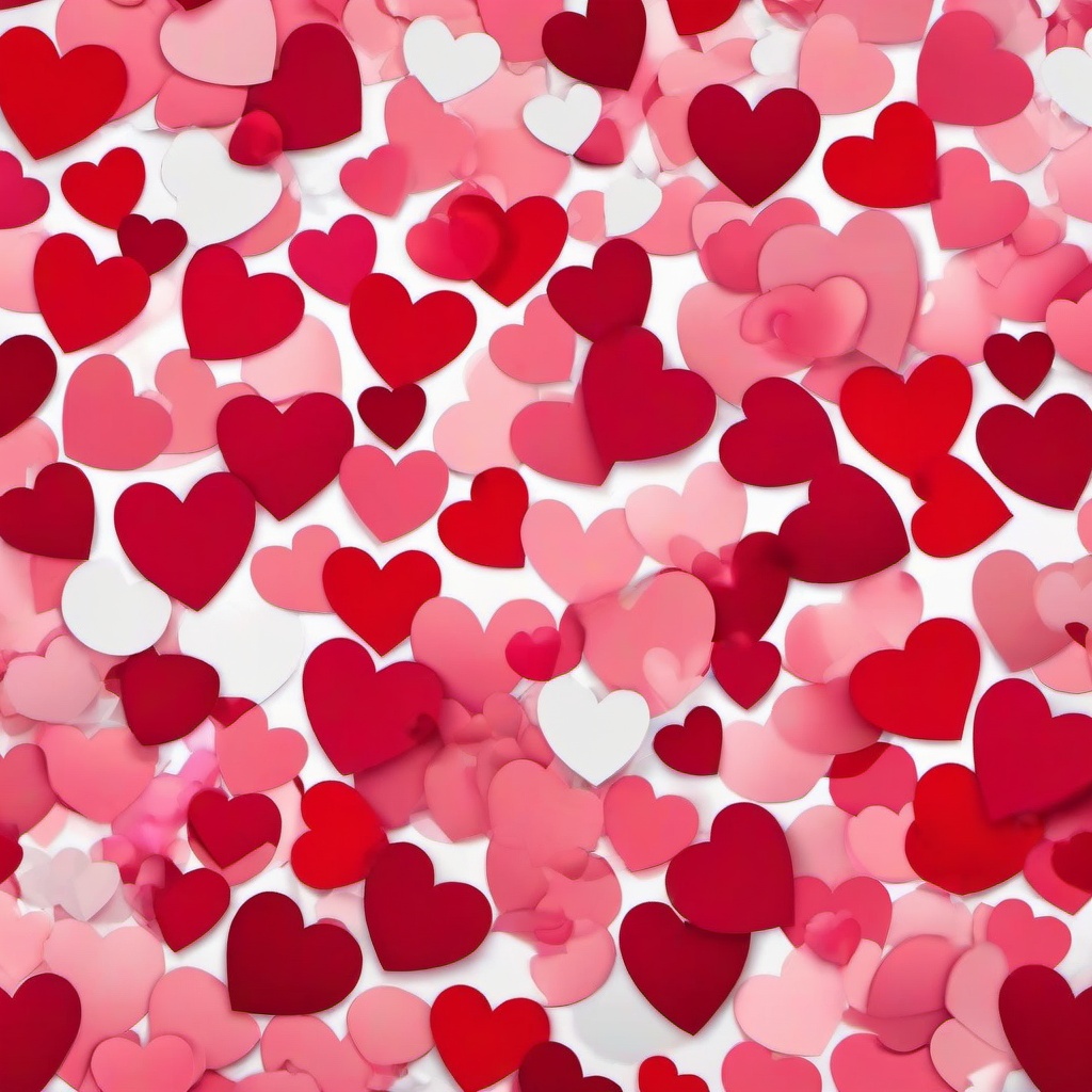 Valentine Background Wallpaper - heart confetti background  