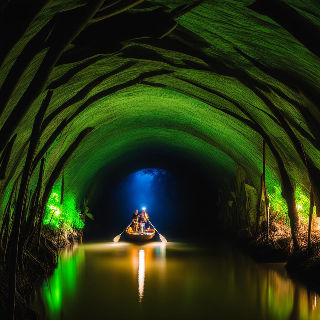 journey into the luminescent tunnels of the amazon river 