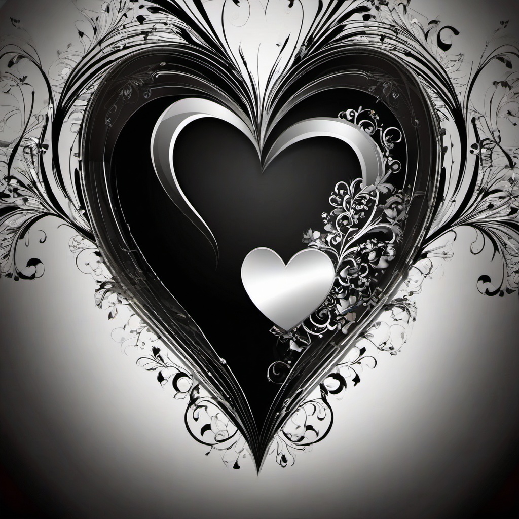 Heart Background Wallpaper - wallpaper black with heart  