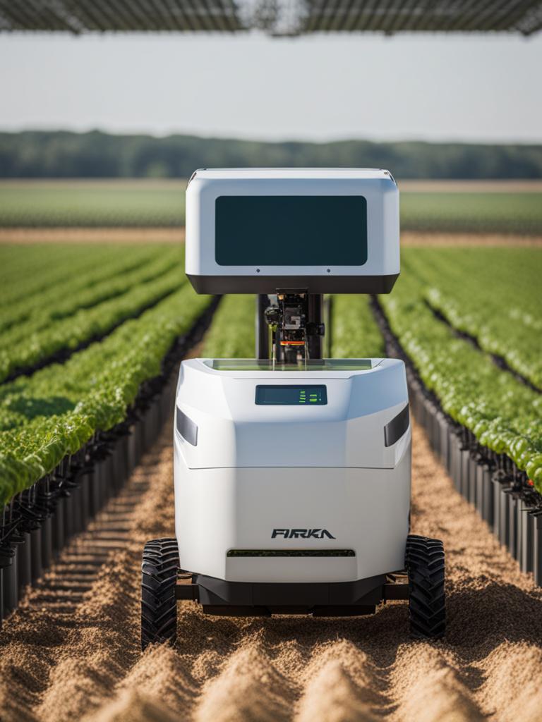 intelligent robotic farms, optimizing crop growth and harvest with precision and efficiency. 