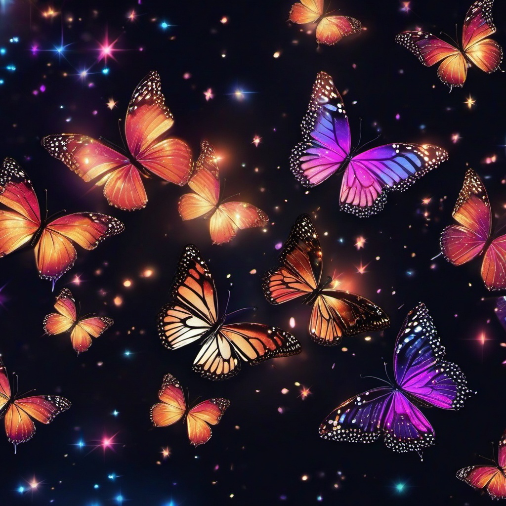 Butterfly Background Wallpaper - sparkly butterfly wallpaper aesthetic  