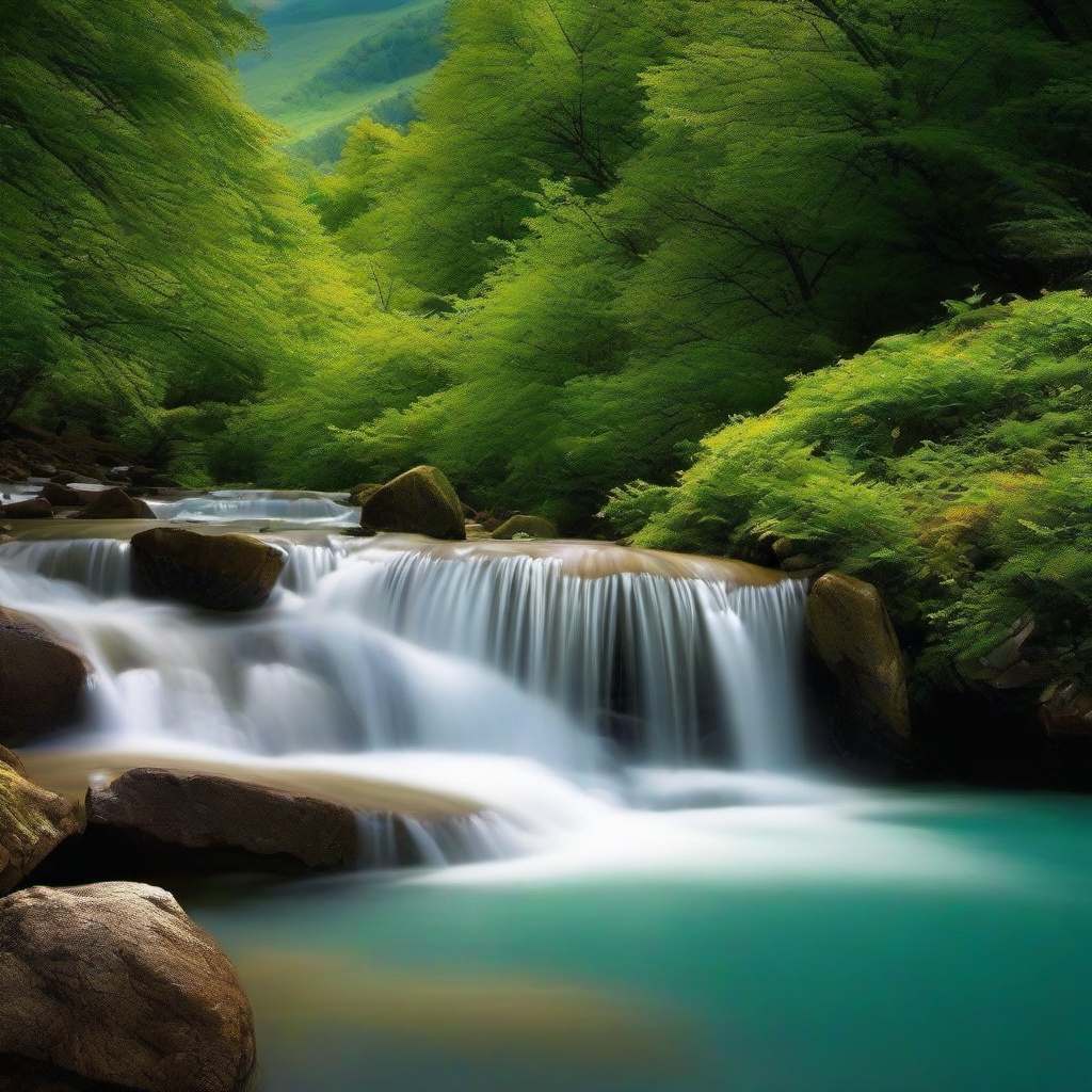 Mountain Background Wallpaper - mountain waterfall wallpaper  