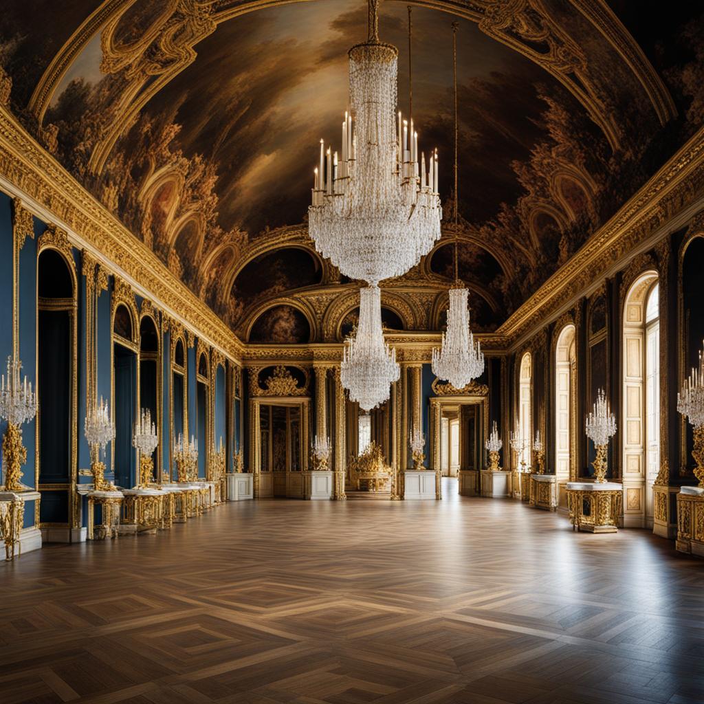 palace of versailles - highlight the opulent palace of versailles, a symbol of french grandeur and extravagance. 