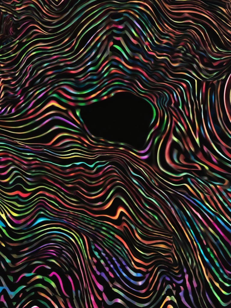 Black Trippy Wallpaper  ,mobile iphone background wallpaper