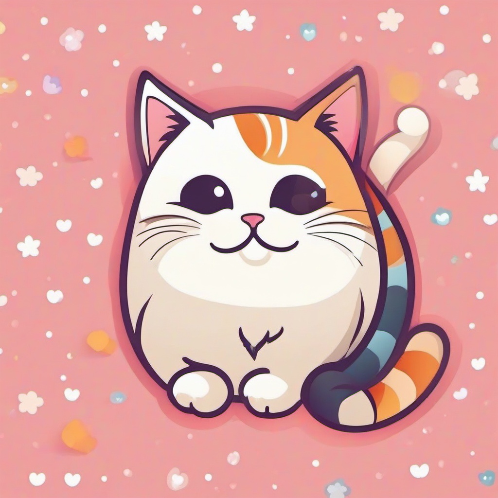 Cat Background Wallpaper - cute cartoon cat wallpaper  